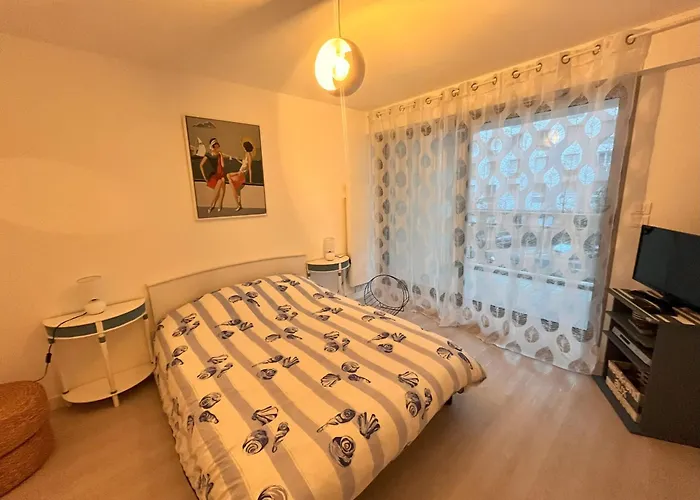 公寓 3 Pieces A 100m De La Avec Grande Terrasse Et Wifi - - Fr-1-197-537 莱萨布勒-多洛讷